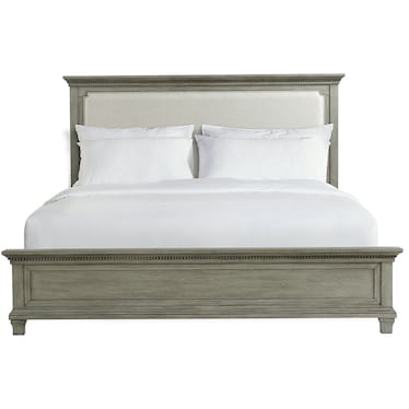 Jade Upholstered Queen Bed