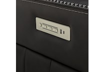 gray casual transitional recl sofa   