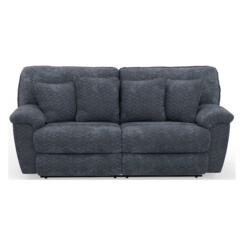 gray casual transitional recl sofa   