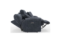 gray casual transitional recl sofa   