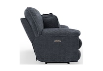 gray casual transitional recl sofa   
