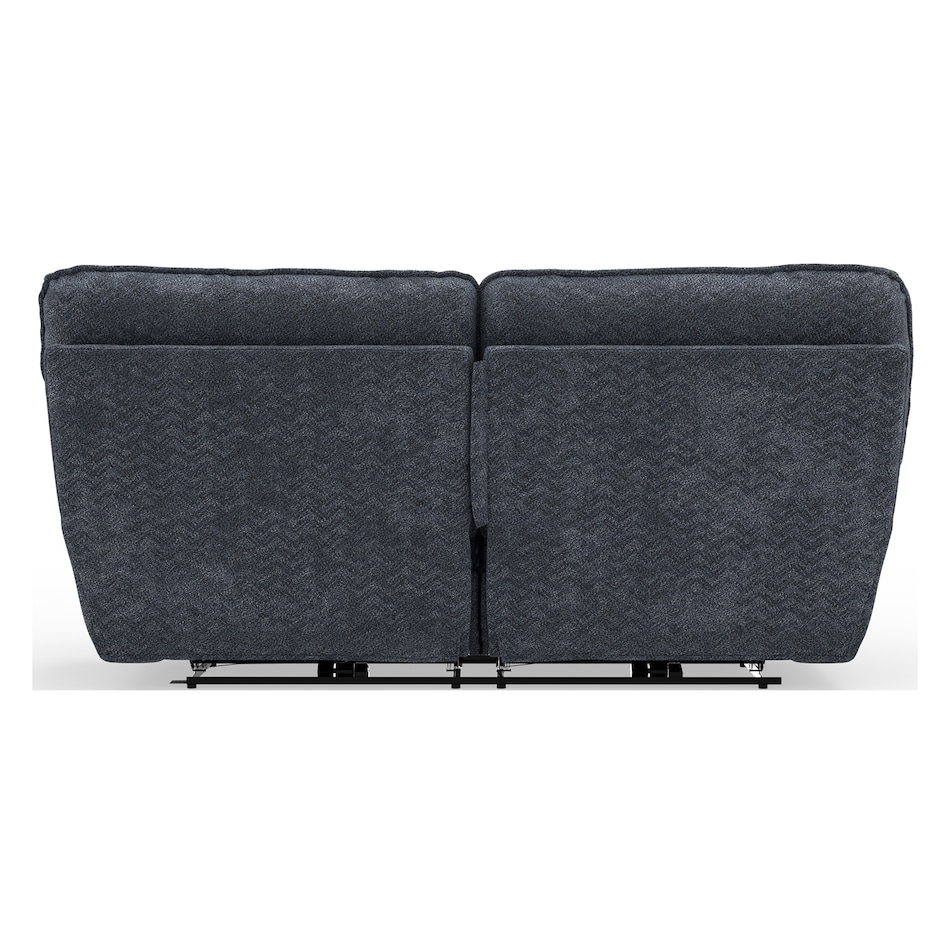 gray casual transitional recl sofa   