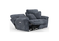 gray casual transitional recl sofa   