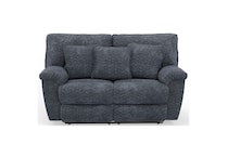 gray casual transitional recl sofa   