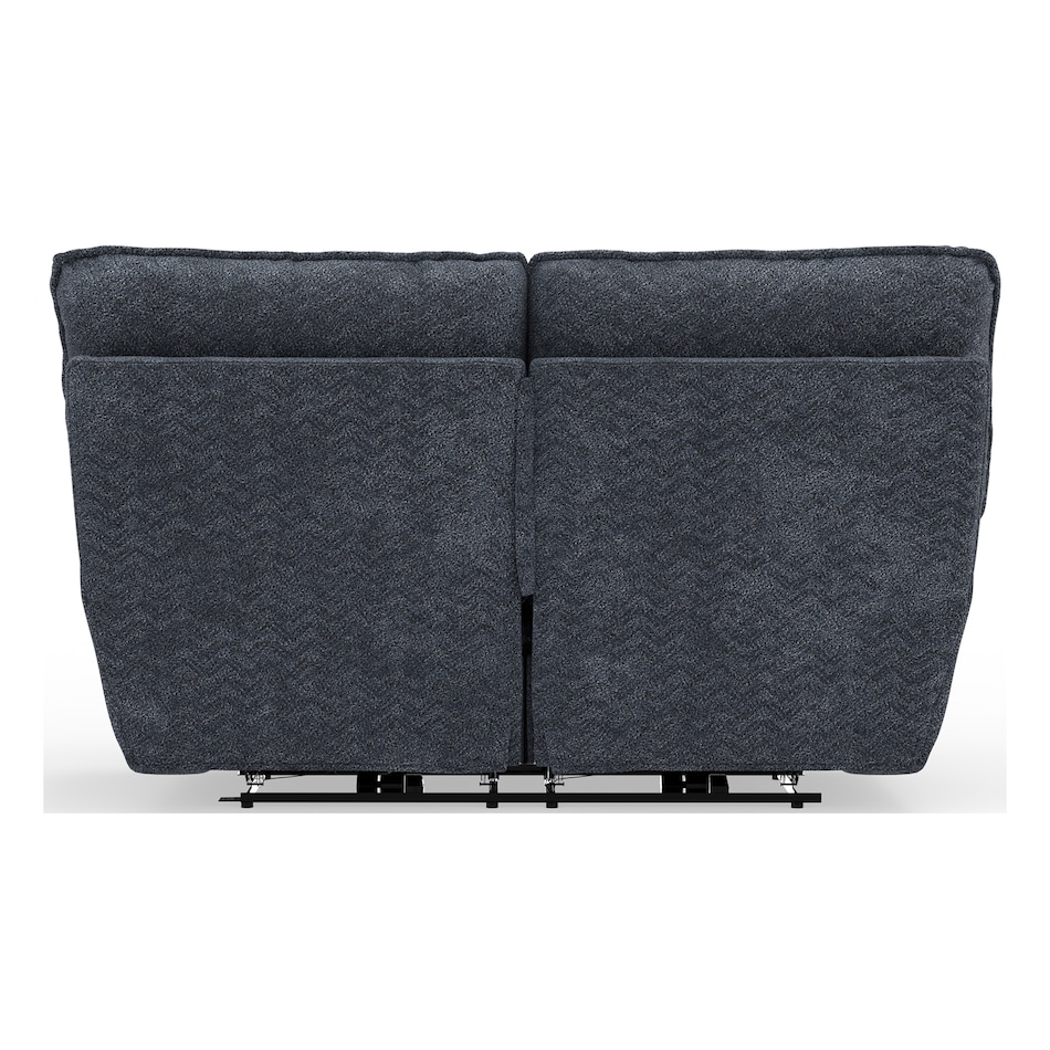 gray casual transitional recl sofa   