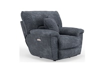 gray casual transitional recl sofa   
