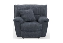 gray casual transitional recl sofa   