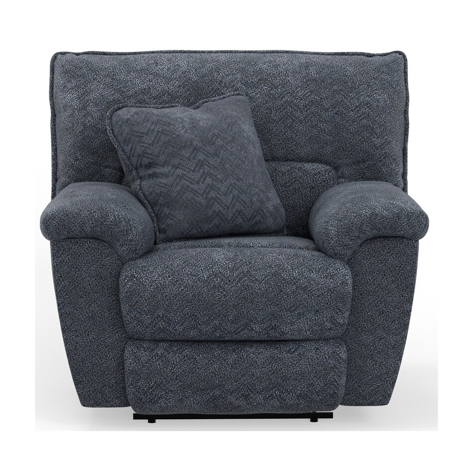 gray casual transitional recl sofa   