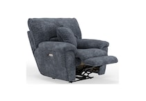 gray casual transitional recl sofa   