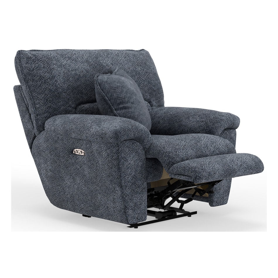 gray casual transitional recl sofa   