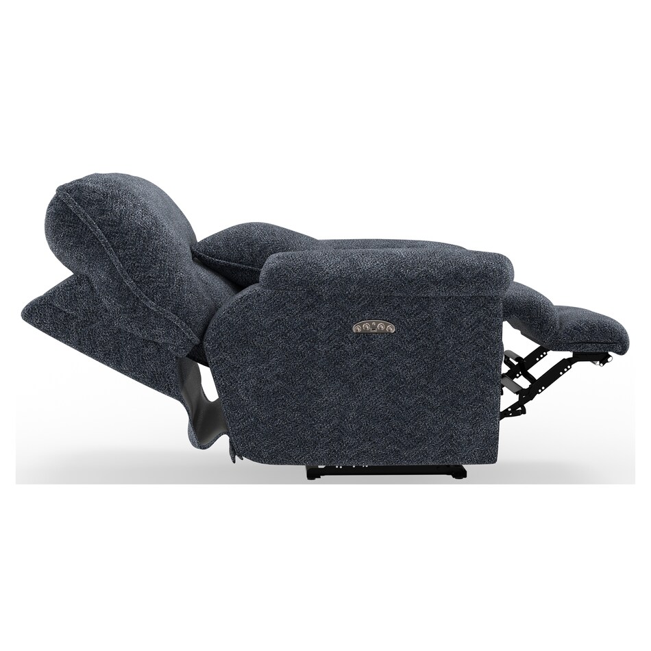 gray casual transitional recl sofa   