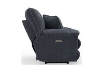 gray casual transitional recl sofa   