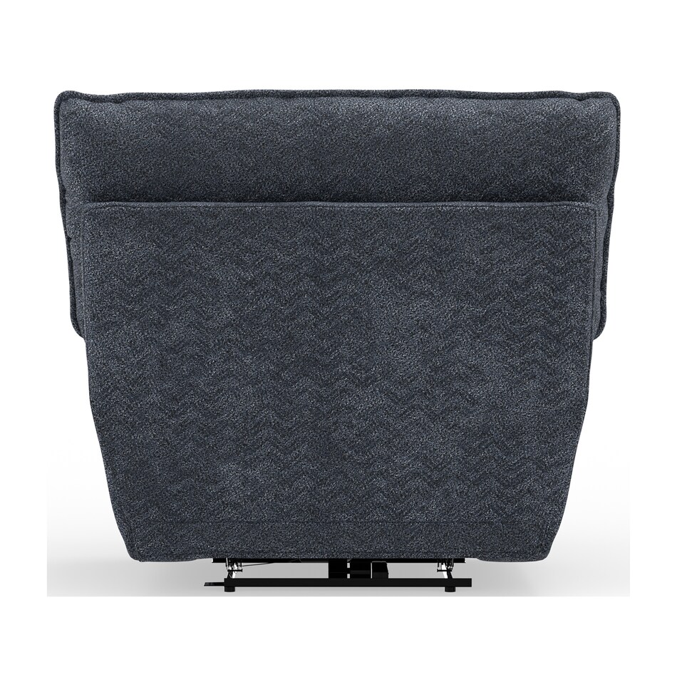 gray casual transitional recl sofa   