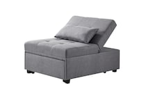 gray chair twin sleeper   