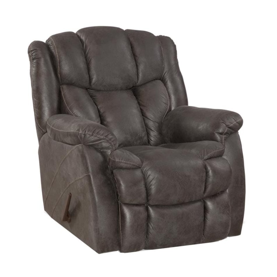 gray chaise rocker recliner   