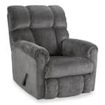 gray chaise rocker recliner   