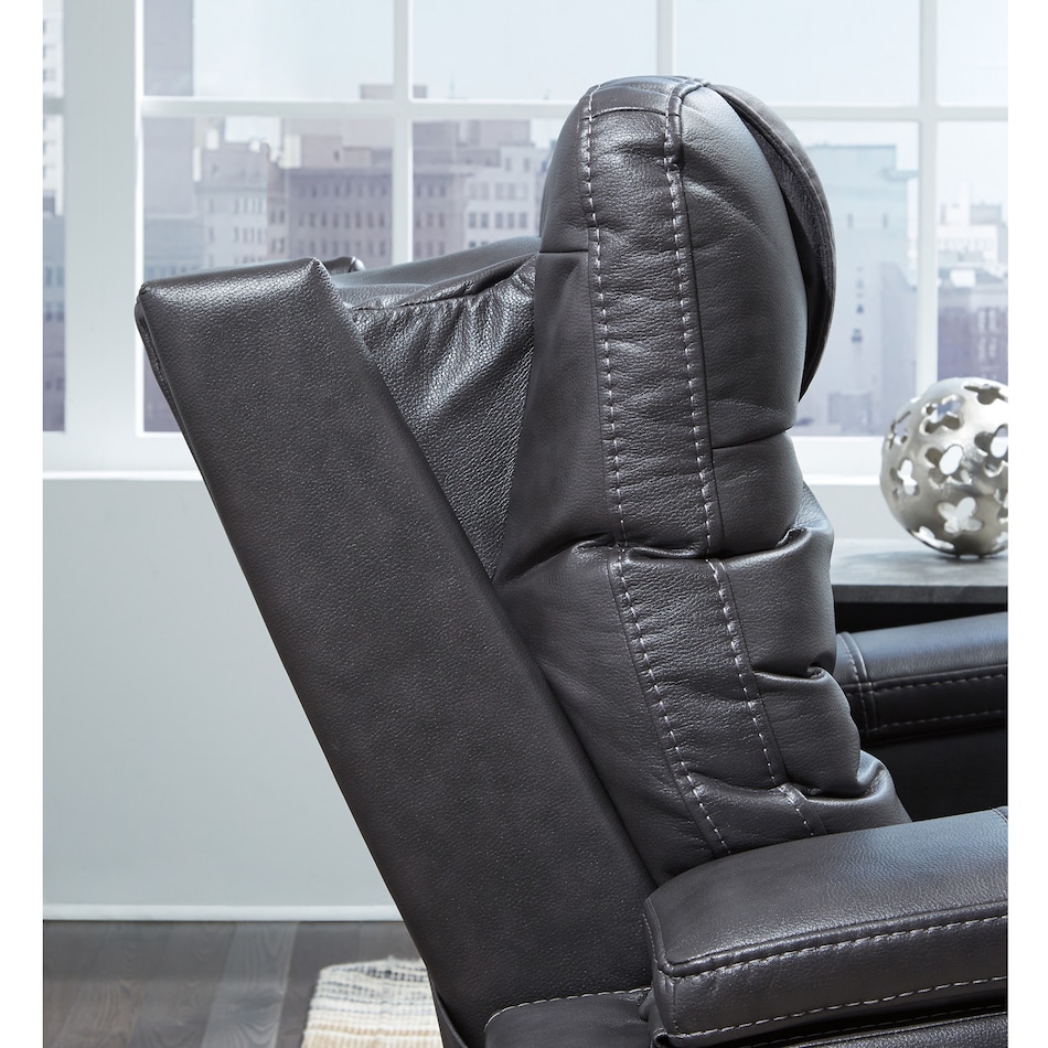 gray chaise wall recliner   