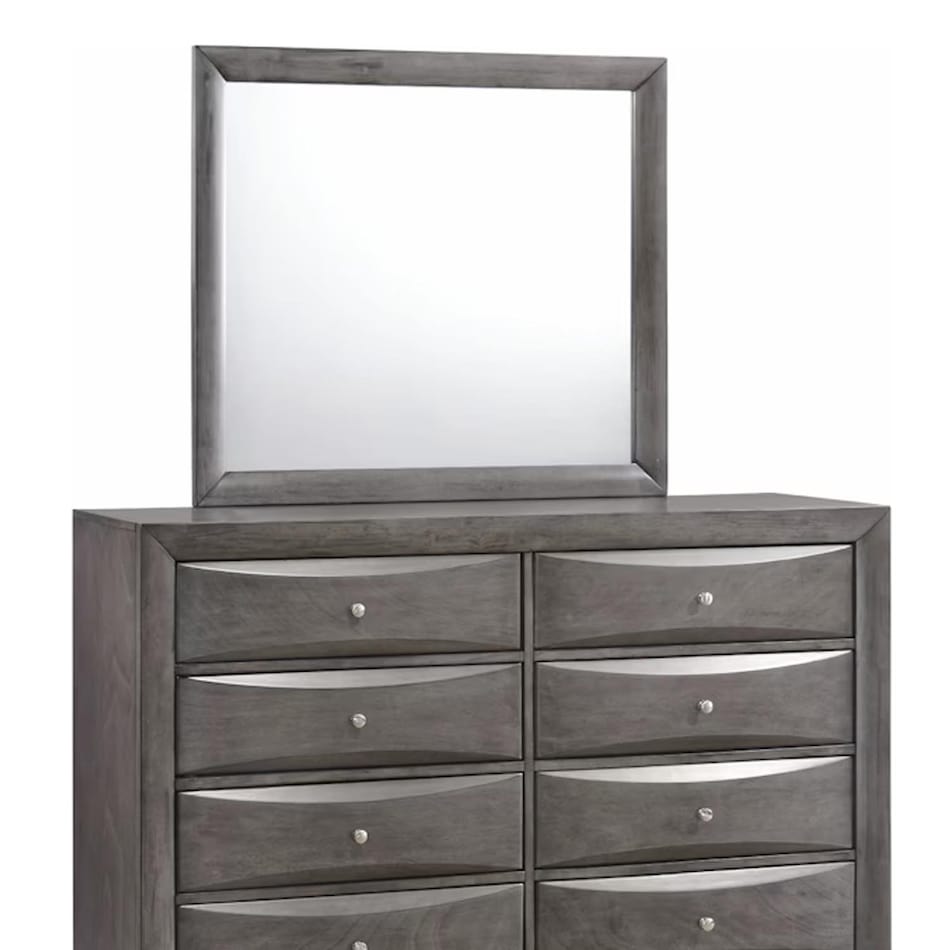 gray contemporary bedroom   