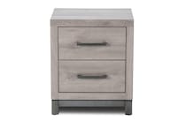 gray contemporary bedroom   