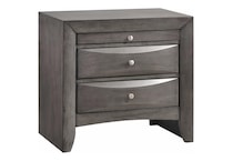 gray contemporary bedroom   