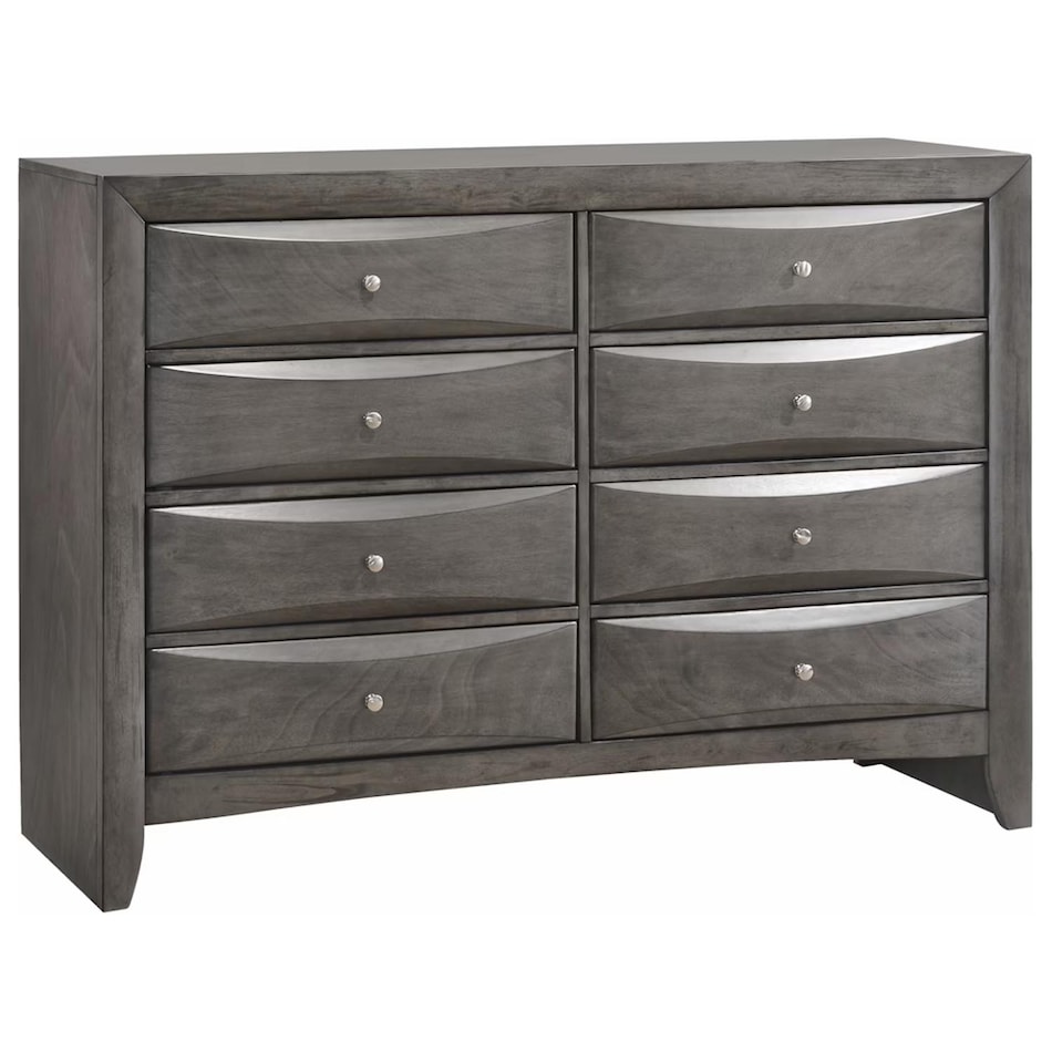 gray contemporary bedroom   