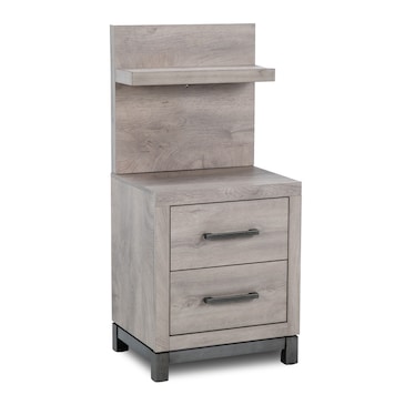Itasca Nightstand w/ Wall Panel