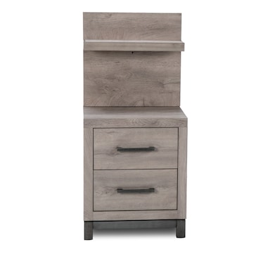 Itasca Nightstand w/ Wall Panel