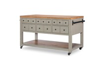 gray country formal dining room   