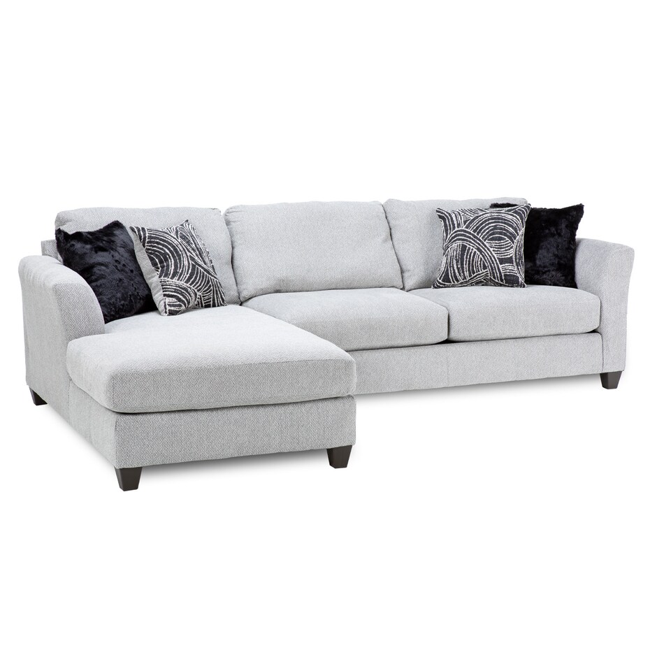 gray sectional stationary ppc  