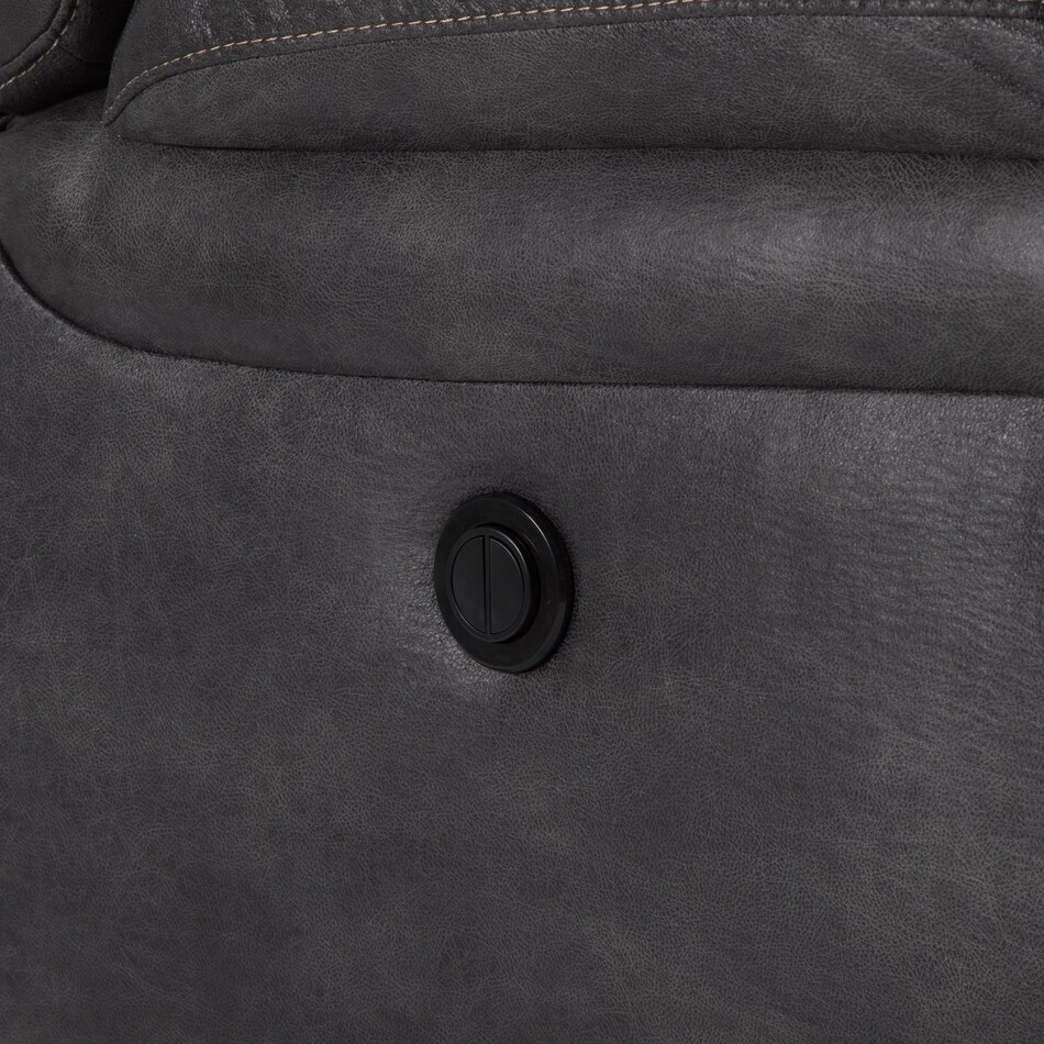 gray sectional w recliner hpp  