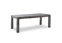 gray solid wood dining   