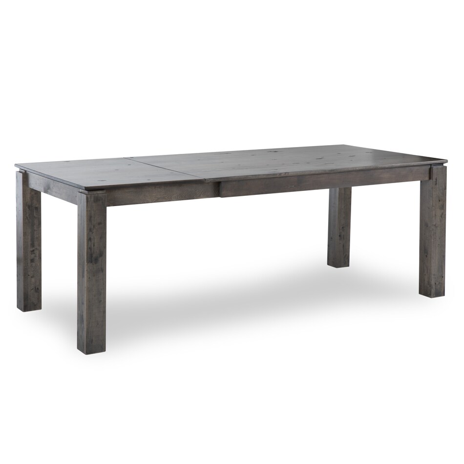 gray solid wood dining   