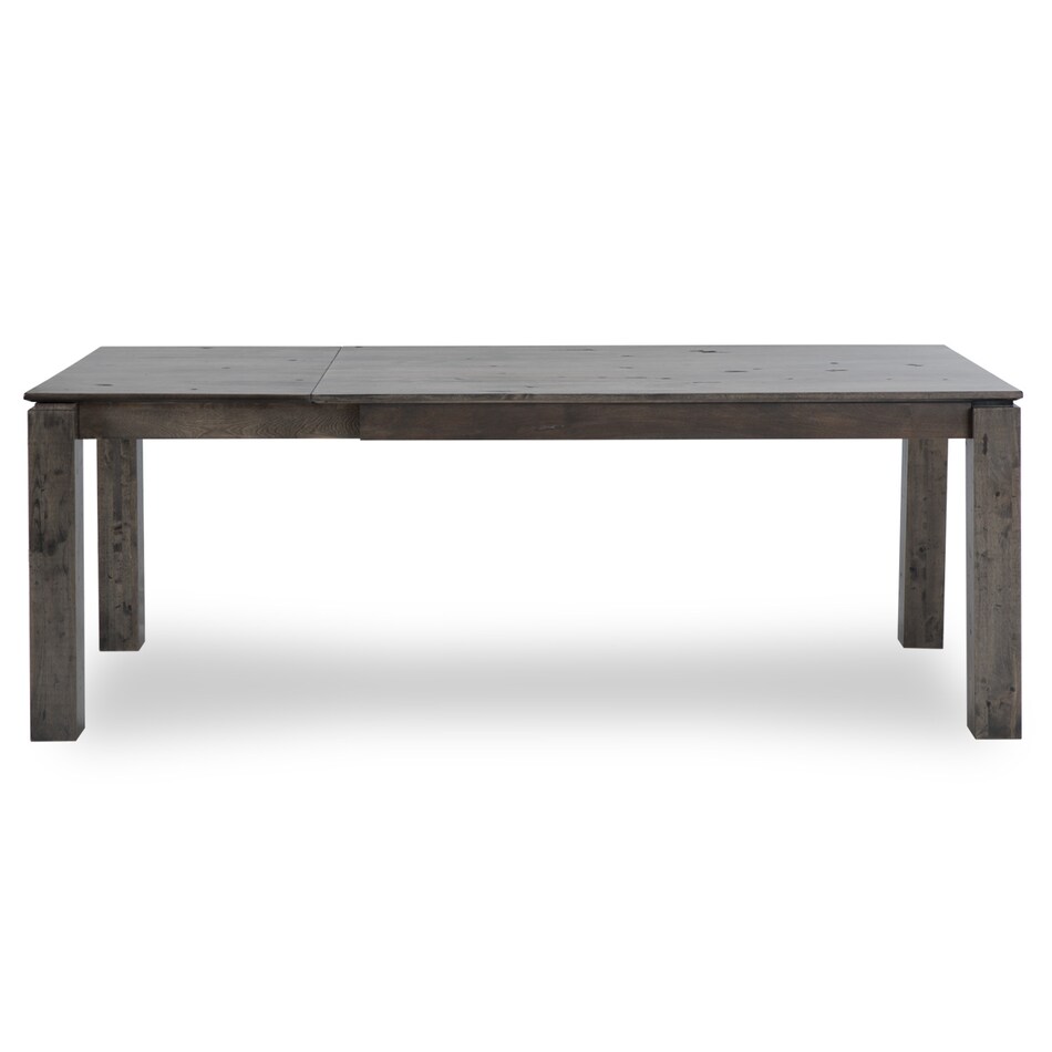 gray solid wood dining   