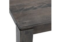 gray solid wood dining   