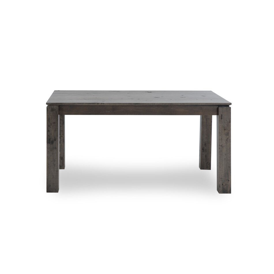 gray solid wood dining   