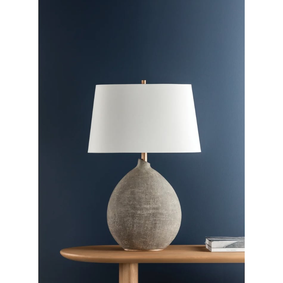 gray table lamp hlg  
