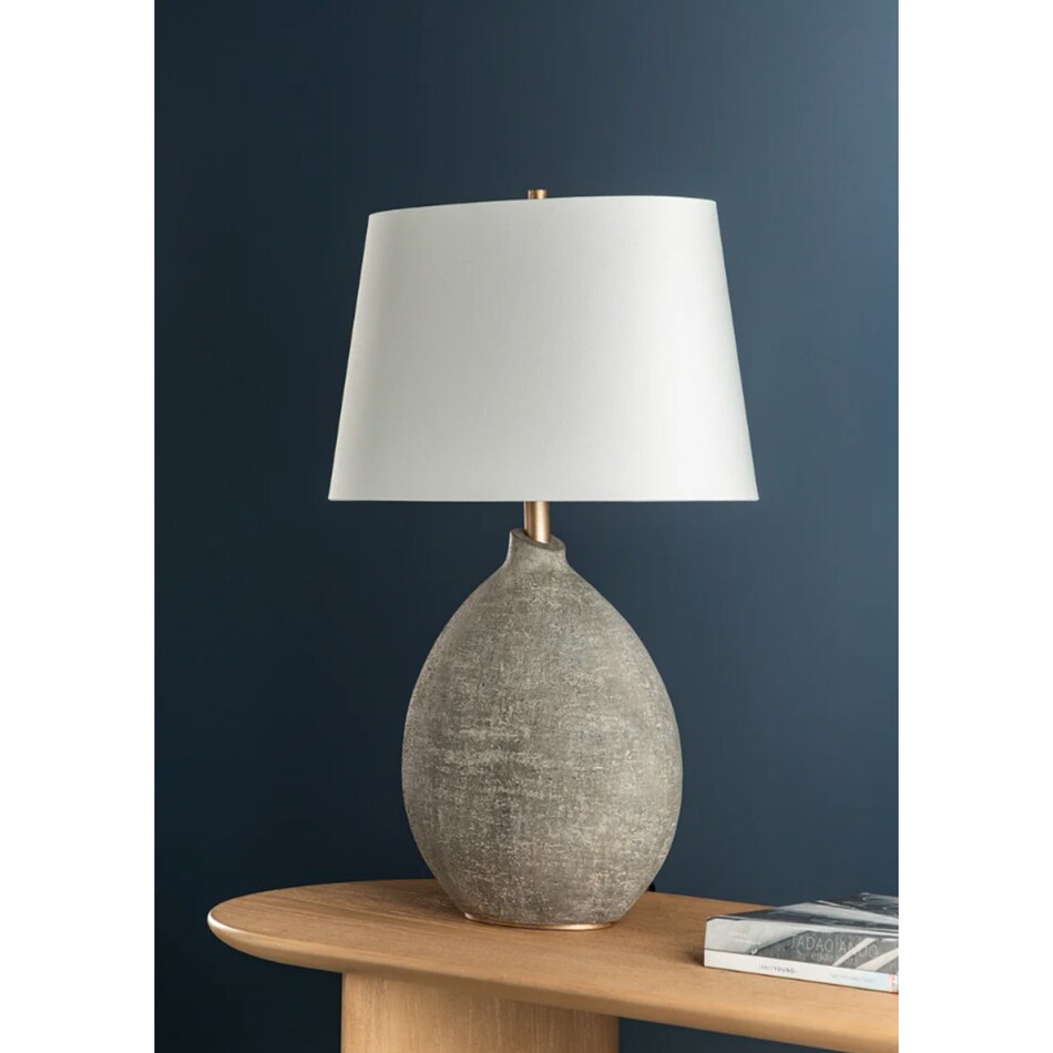 gray table lamp hlg  