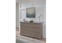 gray traditional bedroom   