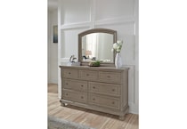 gray traditional bedroom   