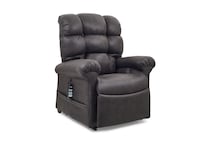 gray wall recliner   