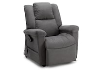 gray wall recliner   
