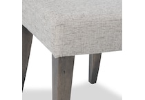gray white solid wood dining   