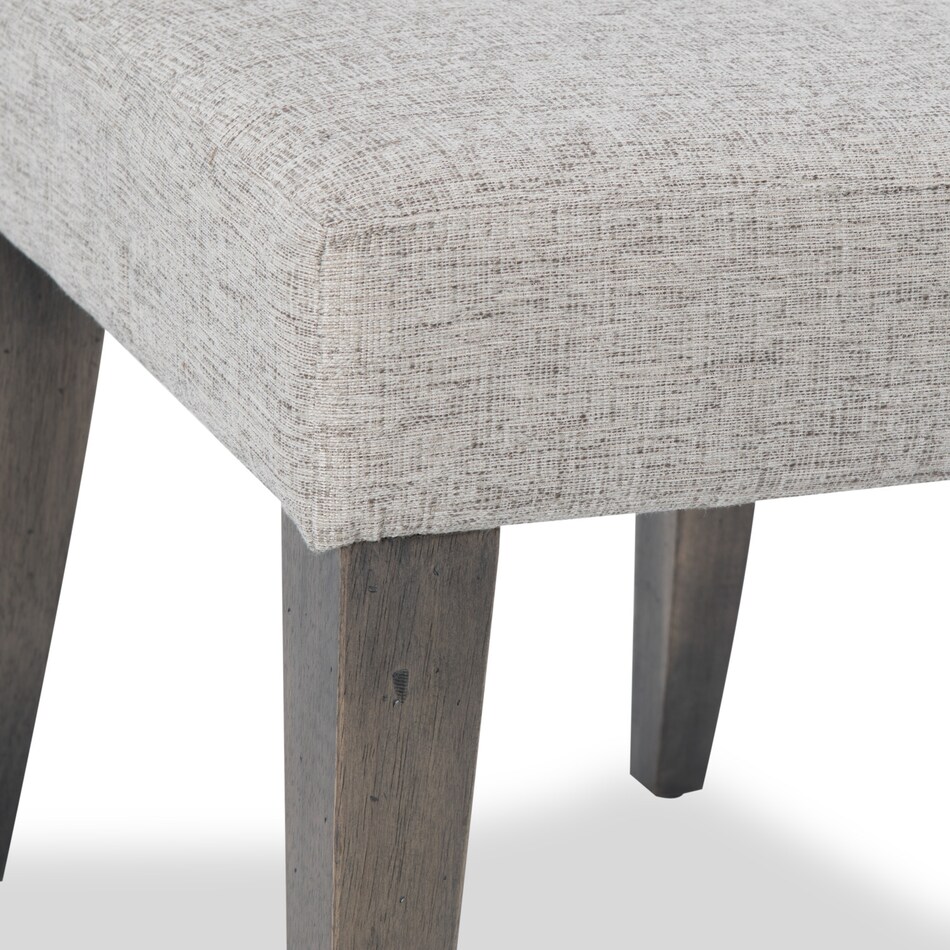 gray white solid wood dining   