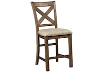 grayish brown beige country formal dining room   