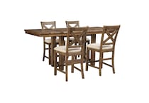 grayish brown beige country formal dining room apc  