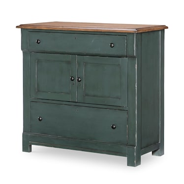 Vintage Green Accent Chest II
