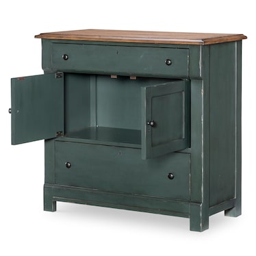 Vintage Green Accent Chest II
