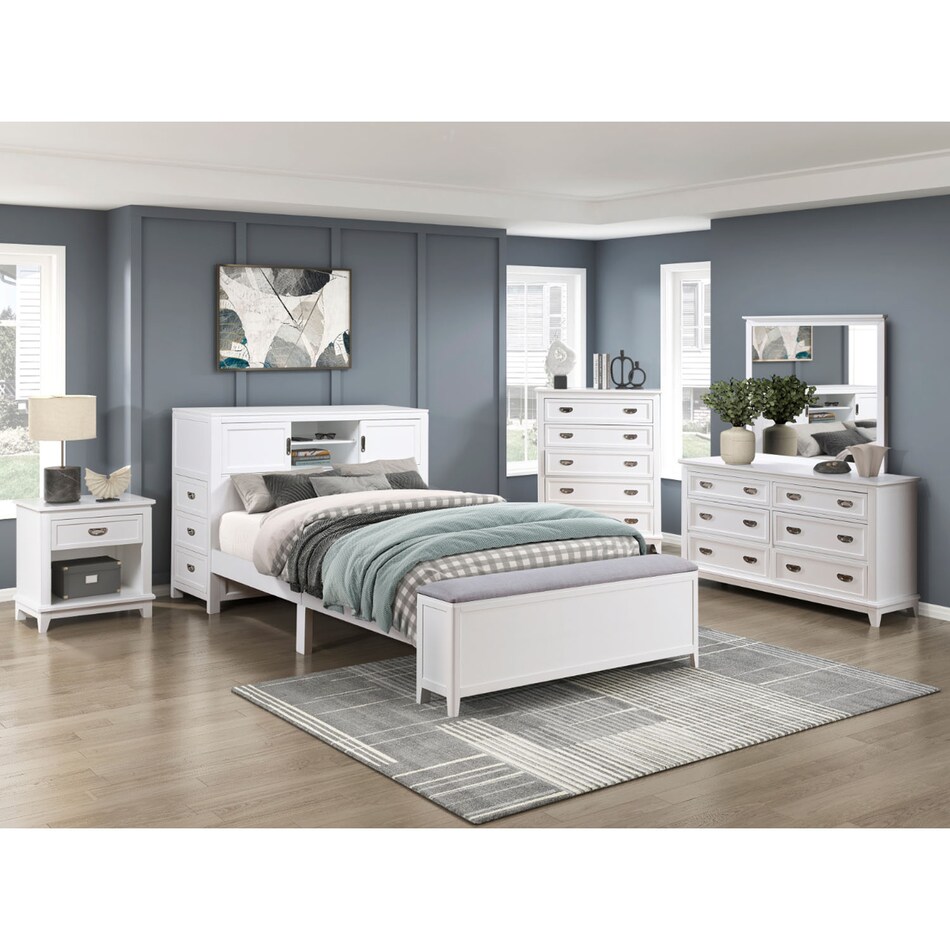 h white bed package hbfl  