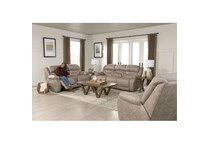 h taupe fabric sofa   