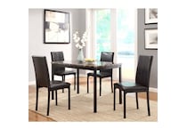 h brown table w  base   